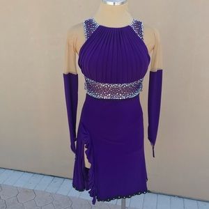 New! Purple Tango Dress